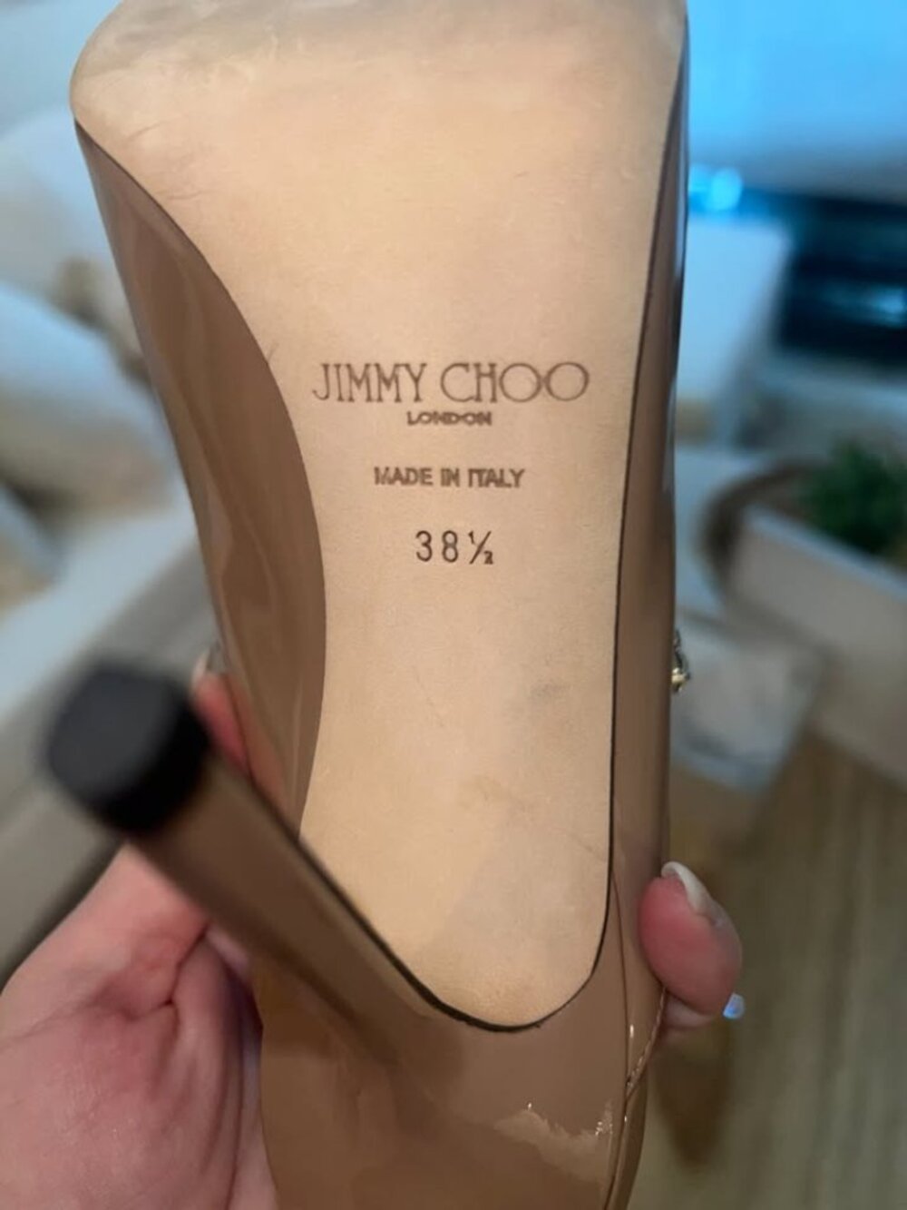 NWT Jimmy Choo Bing 100 Ballet Pink *Only worn once to try on* - Picture 6 of 9